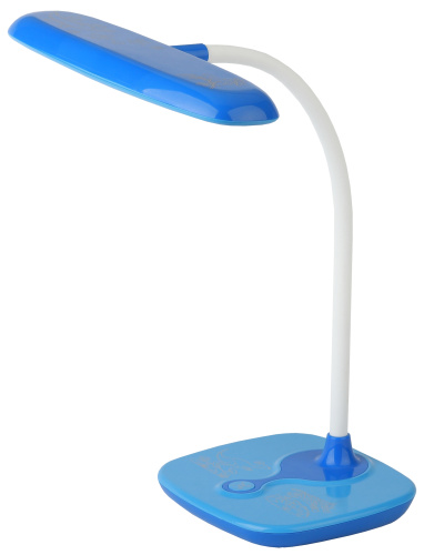 Настольный светильник ЭРА NLED-432-6W-BU светодиодный синий фото 2