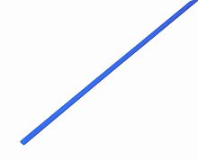 Трубка термоусаживаемая ТУТ нг 2,5/1,25мм, синяя (упак. 50 шт. по 1м) REXANT