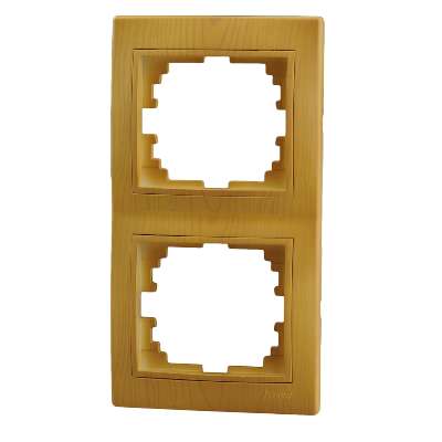 фото Рамка 2-м Mira вертикал. ольха LEZARD 701-0701-152 Рамка 2-м Mira вертикал. ольха LEZARD 701-0701-152