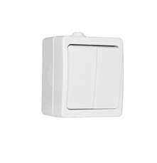 фото Выключатель 2-кл. ОП Аллегро 10А IP54 бел. UNIVersal 5563491 Выключатель 2-кл. ОП Аллегро 10А IP54 бел. UNIVersal 5563491