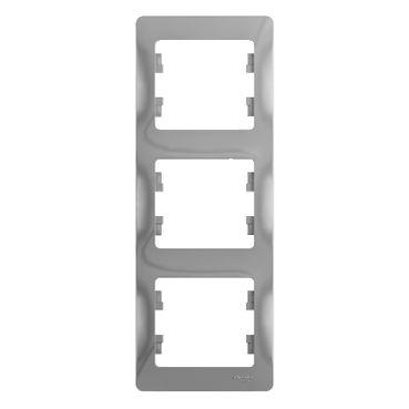 фото GLOSSA 3-постовая РАМКА, вертикальная, АЛЮМИНИЙ GLOSSA 3-постовая РАМКА, вертикальная, АЛЮМИНИЙ