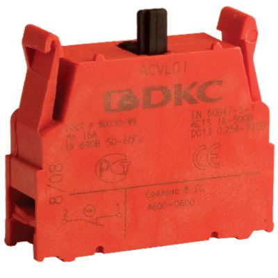 Блок контактов 1НО DKC ACVL02 Блок контактов 1НО DKC ACVL02
