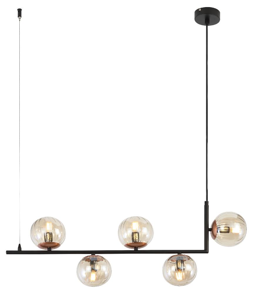 Люстра  Rivoli Ulrike 3171-205 5 * Е14 40 Вт модерн