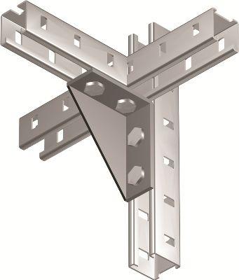 фото Угол для профиля С-образ. двойн. усил. DKC BMC1022HDZ Угол для профиля С-образ. двойн. усил. DKC BMC1022HDZ