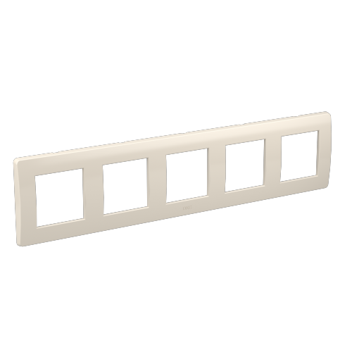 фото Рамка 5-м 5х2мод. Brava сл. кость RAL9001 DKC 75015O Рамка 5-м 5х2мод. Brava сл. кость RAL9001 DKC 75015O