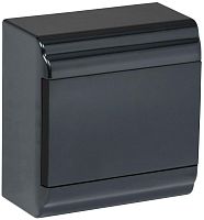 Корпус модульный пл. нав. ЩРН-П-6 PRIME черный IP41 IEK