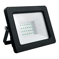 Прожектор светодиодный, 2835SMD, 30W зеленый AC220V/50Hz IP65, в черном компактном корпусе, LL-903 F