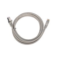 Патч-корд F/UTP, CAT 6, RJ45-RJ45, 26AWG, LSZH, серый, 2м REXANT