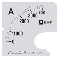 Шкала сменная для A721 3000/5А-1,5 EKF PROxima s-a721-3000
