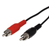 Шнур 2 RCA - 2 RCA, 1,5м, черный REXANT