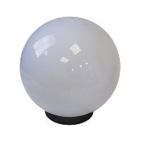 Садово-парковый светильник ЭРА НТУ 02-100-351 шар опаловый на опору / кронштейн IP44 Е27 max100Вт d3
