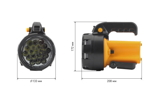 Светодиодный фонарь ЭРА PA-602 прожекторный аккумуляторный с регулируемой подставкой фото 5