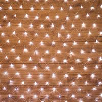 Гирлянда Сеть 1,8х1,5м, прозрачный ПВХ, 180 LED Белый