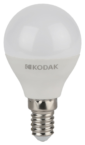 Лампочка светодиодная Kodak LED KODAK P45-7W-840-E14 E14 / Е14 7Вт шар нейтральный белый свет фото 2