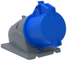 Розетка стационарная ССИ-123 32А-6ч/200-250В 2Р+РЕ IP44 MAGNUM IEK