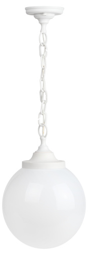 Cветильник потолочный ЭРА НСБ 01-60-251 шар опаловый подвесной на цепи IP44 Е27 max 60 Вт d250mm фото 6