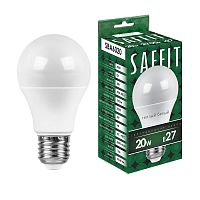 Лампа светодиодная, 20W 230V E27 2700K A60, SBA6020 SAFFIT
