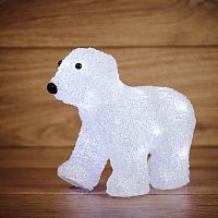Акриловая светодиодная фигура Медвежонок 24х11х18 см, 4,5 В, 3 батарейки AA (не входят в комплект), 16 светодиодов NEON-NIGHT