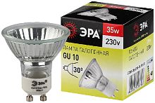 Лампочка галогенная ЭРА GU10-JCDR (MR16)-35W-230V GU10 35Вт софит теплый белый свет