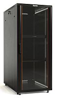Шкаф напольный TTB-4268-AS 19дюйм 42U 2055х600х800мм перед. стекл. дверь со стальн. перф. боковинами