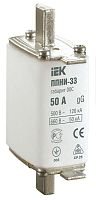 Плавкая вставка предохранителя ППНИ-33, габарит 00С,  50А   IEK