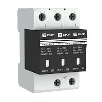 Ограничитель импульсных напряжений ОПВ-D/3P In 5кА 275В с сигн. EKF PROxima  opv-d3