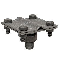 Зажим полоса-прут на штыре HZ EKF PROxima lp-55423