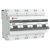 Автоматический выключатель 4P 25А (C) 10kA ВА 47-100 EKF PROxima mcb47100-4-25C-pro