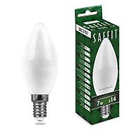 Лампа светодиодная, 7W 230V E14 2700K C37, SBC3707 SAFFIT
