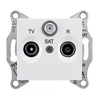 Розетка телевизионная оконечная TV/R/SAT СП Sedna 1дБ бел. SchE SDN3501321