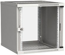 ITK Шкаф LINEA WE 12U 600x600мм дверь стекло серый