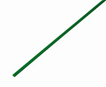 Трубка термоусаживаемая ТУТ нг 2,5/1,25мм, зеленая (упак. 50 шт. по 1м) REXANT