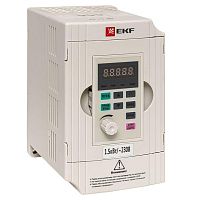 Преобразователь частоты 1,5/2,2кВт 1х230В VECTOR-100 EKF PROxima VT100-1R5-1B