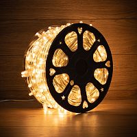 Гирлянда LED Клип-лайт 12 V, прозрачный ПВХ, 150 мм, цвет диодов теплый белый
