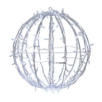 Шар светодиодный 230V, диаметр 50 см, 200 светодиодов, эффект мерцания, цвет белый NEON-NIGHT