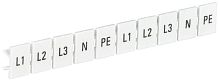 Маркеры для КПИ-6мм2 с символами "L1, L2, L3, N, PE" IEK