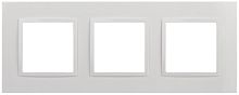 14-5013-01  Рамка для розеток и выключателей ЭРА Elegance 14-5013-01 Classic, на 3 поста, белый