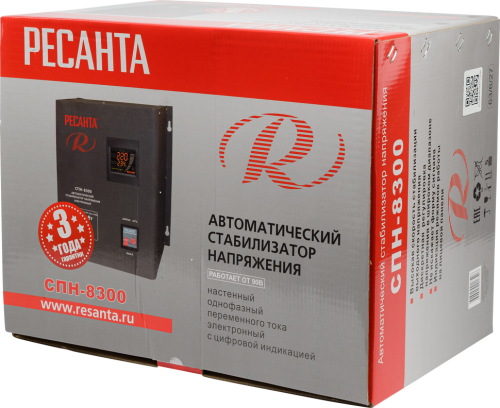 Стабилизатор напряжения РЕСАНТА СПН-8300 фото 9