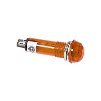Индикатор ГРАНЕНЫЙ  Ø10.2  220V  желтый  (RWE-205)  REXANT