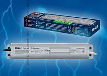 Блок питания UET-VAL-030A67 для светодиодов с защитой от короткого замыкания и перегрузок, алюминиевый корпус, 30Вт, 12В, IP67