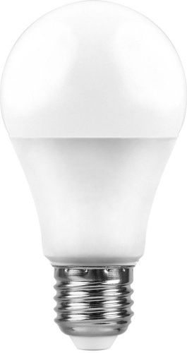 Лампа светодиодная, (10W) 230V E27 2700K A60, LB-92 FERON фото 2