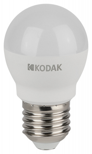 Лампочка светодиодная Kodak LED KODAK P45-11W-830-E27 E27 / Е27 11Вт шар теплый белый свет фото 2