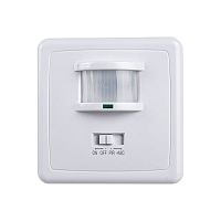 Датчик движения и освещенности 500W 12m 140° белый, SEN1A/LX2000 FERON