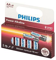 Батарейки Philips LR6P8W/51 АА алкалиновые 1,5v 8 шт. LR6-8BL Power (8/160/19200)