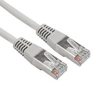 Патч-корд F/UTP, CAT 5e, RJ45-RJ45, 26AWG, LSZH, серый, 0,3м REXANT