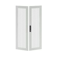Дверь перфорированная двухстворчатая для IT-CQE 2200х800 RAL7035 DKC RGITCPMD2280