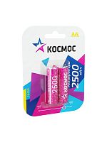 Аккумулятор AA/R6 NI-MN 2500мА.ч BP-2 (блист.2шт) Космос KOCR6NIMH2500MAH2BL