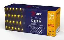 ENOS-01B ЭРА Гирлянда LED Сеть 1,2м*1,5м теплый свет, 24V, IP44 (60/720)