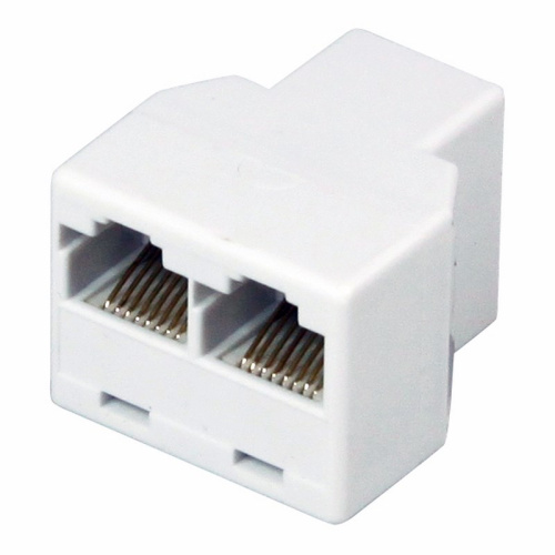 Rexant Компьютерный двойник RJ-45(8P-8C) (гнездо - 2 гнезда)  REXANT