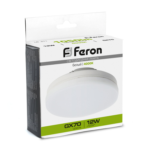 Лампа светодиодная Feron LB-471 GX70 12W 175-265V 4000K фото 4